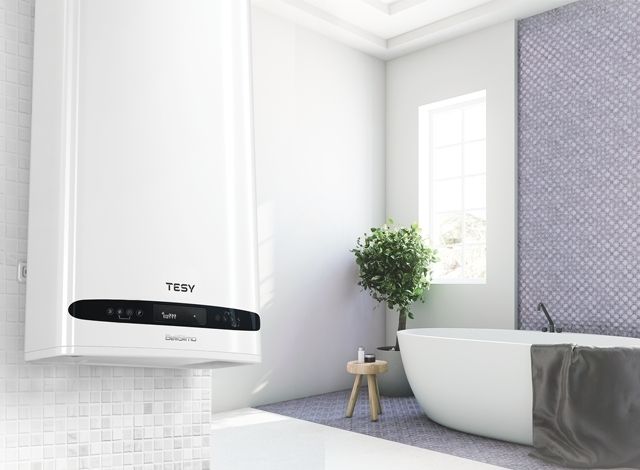Водонагрівач електр. TESY Bellislimo Cloud плаский GCR 802722 E31 ECW Wi-Fi, 80л, 2,2кВт, ун. монтаж, електр. кер-ння, B, білий