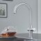 Комплект змішувача для кухні GROHE Red Duo і бойлерна система M розміру