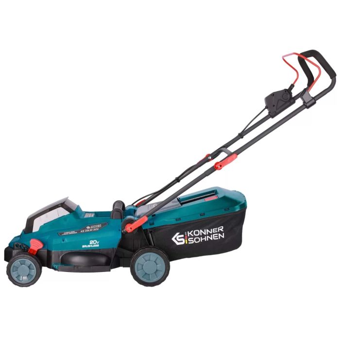 Газонокосилка аккумуляторная Konner&Sohnen KS 33LM-20V 20В акб 1х4А·час 33см 30л 25-75мм 14кг