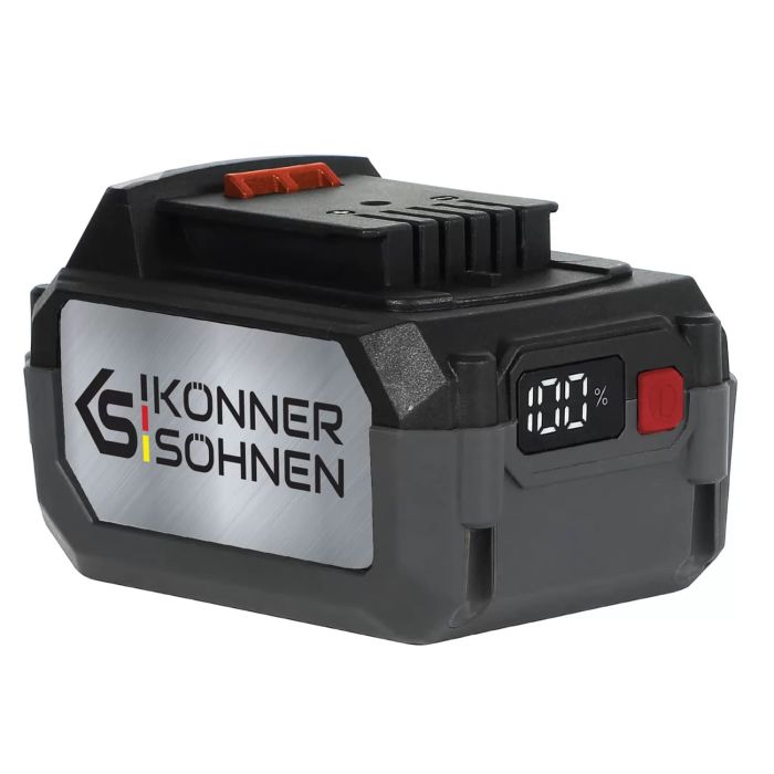 Газонокосилка аккумуляторная Konner&Sohnen KS 33LM-20V 20В акб 1х4А·час 33см 30л 25-75мм 14кг
