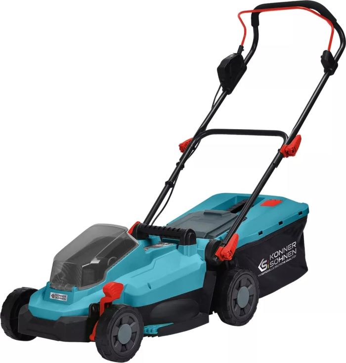 Газонокосилка аккумуляторная Konner&Sohnen KS 33LM-20V 20В акб 1х4А·час 33см 30л 25-75мм 14кг
