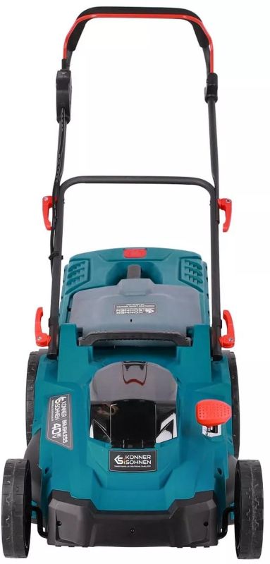 Газонокосилка аккумуляторная Konner&Sohnen KS 43LM-40V 40В(20+20) акб 2?4А·час 43см 50л 25-75мм 15.5кг