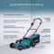 Газонокосилка аккумуляторная Konner&Sohnen KS 43LM-40V 40В(20+20) акб 2?4А·час 43см 50л 25-75мм 15.5кг