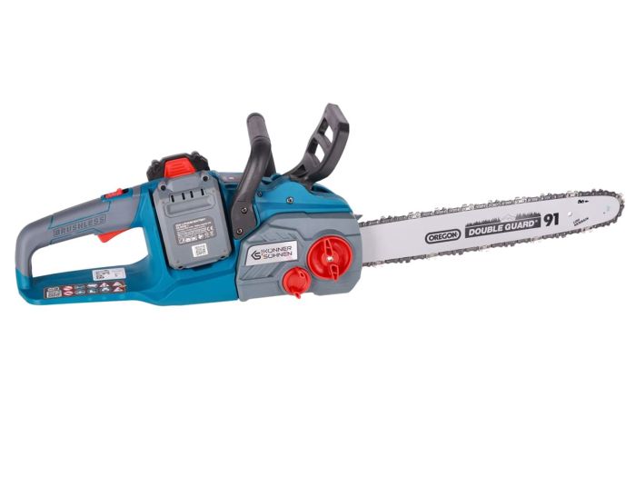 Пила ланцюгова акумуляторна Konner&Sohnen KS CS40V-14 40В(20+20В) акб 2?4А·год 35см 3.7кг