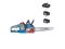 Пила ланцюгова акумуляторна Konner&Sohnen KS CS40V-14 40В(20+20В) акб 2?4А·год 35см 3.7кг