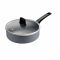 Сотейник Tefal Halo, 24см, с крышкой, алюминий, бакелит, стекло, серый
