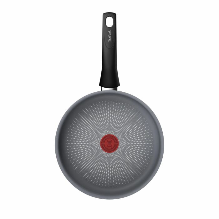 Сотейник Tefal Halo, 24см, с крышкой, алюминий, бакелит, стекло, серый