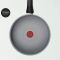 Сотейник Tefal Halo, 24см, с крышкой, алюминий, бакелит, стекло, серый