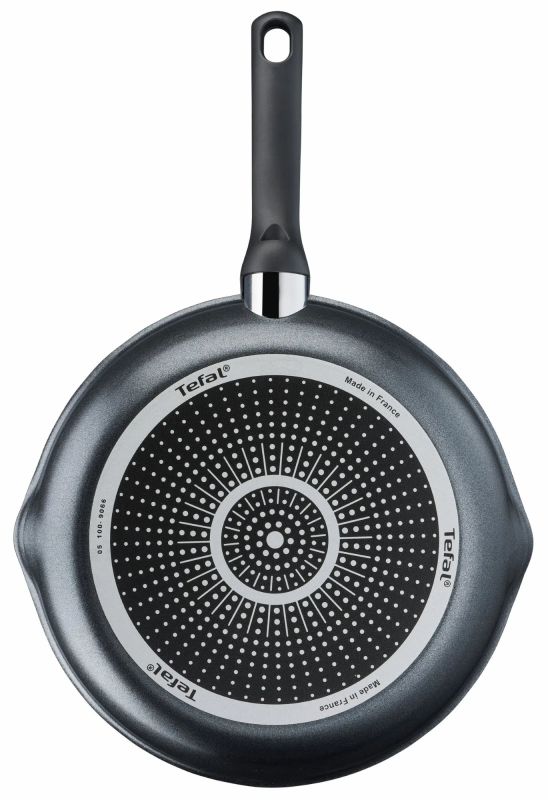 Сковорода с крышкой Tefal Day by Day, 28см, с крышкой, алюминий, бакелит, стекло, черный
