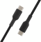 Кабель USB-C > USB-C заряджання/синхронізації Belkin 1м, 60Вт, Type-C, плетений, чорний