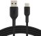 Кабель USB-A > USB-C заряджання/синхронізації Belkin 2м, 15Вт, Type-C, плетений, чорний