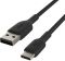 Кабель USB-A > USB-C заряджання/синхронізації Belkin 2м, 15Вт, Type-C, плетений, чорний