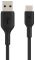 Кабель USB-A > USB-C зарядки/синхронизации Belkin 2м, Type-C, PVC, черный