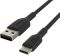Кабель USB-A > USB-C заряджання/синхронізації Belkin 2м, 15Вт, Type-C, PVC, чорний