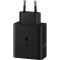 Зарядний пристрій мережевий Samsung 50Вт 2xUSB-С, кабель USB-C > USB-C, 1.8м, чорний