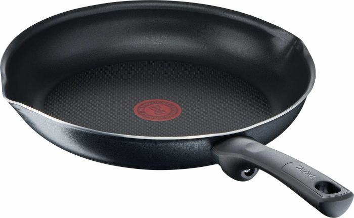 Сковорода с крышкой Tefal Day by Day, 20см, с крышкой, алюминий, бакелит, стекло, черный