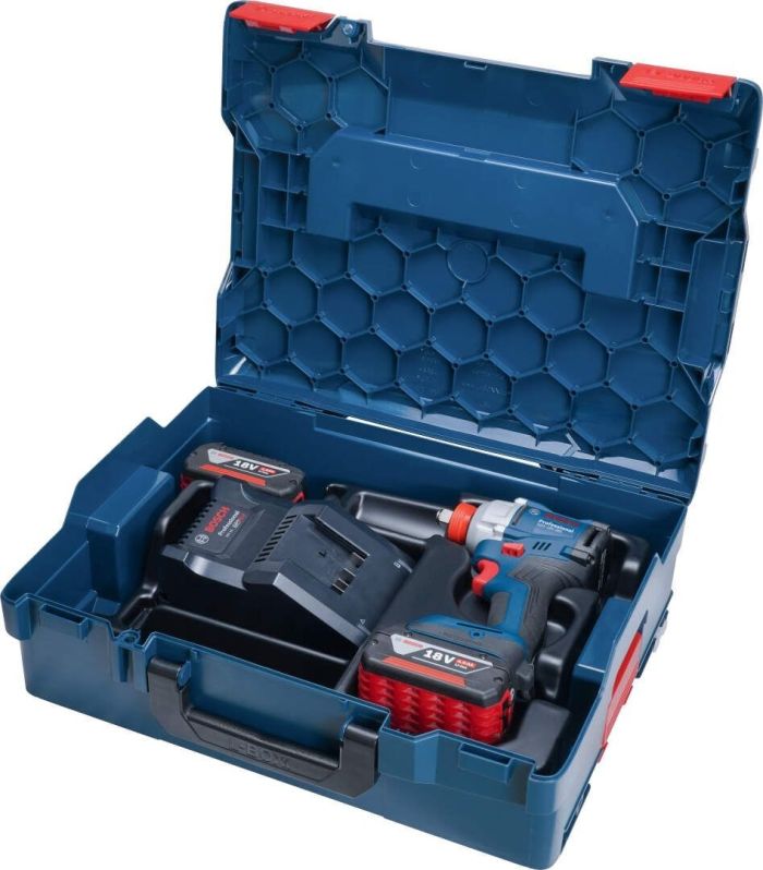 Гайковерт ударний Bosch Professional GDX 18V-285 18В 2x4А·год до 3600об/хв 285Нм квадрат 1/2" ЗП кейс 1.1кг
