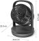 Вентилятор Philips настольный Series 3000, 22см, 27Вт, таймер, поворот 180, черный