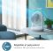 Вентилятор Philips настольный Series 2000, 22см, 24Вт, таймер, поворот 180, белый