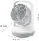 Вентилятор Philips настольный Series 2000, 22см, 24Вт, таймер, поворот 180, белый