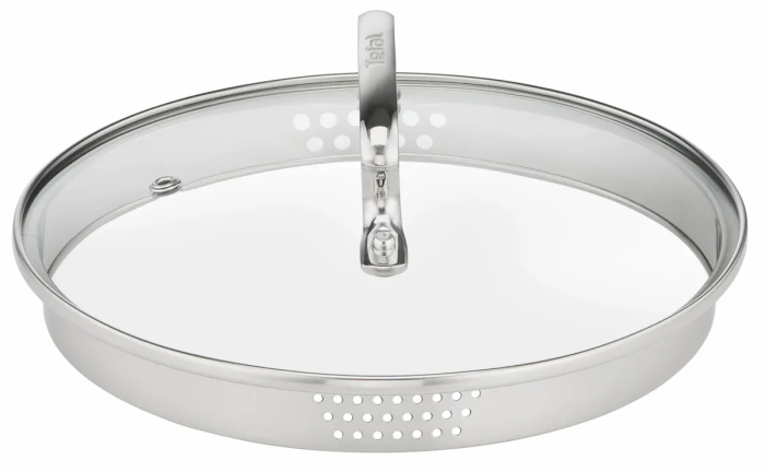 Каструля Tefal DUETTO+, 5л, з кришкою, нержавіюча сталь, скло