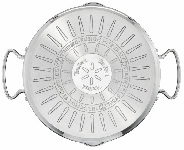 Каструля Tefal DUETTO+, 1.5л, з кришкою, нержавюча сталь, скло