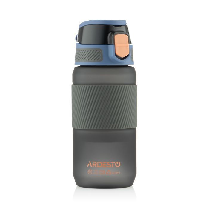Бутылка для воды Ardesto Spring 600мл, пластик, черный