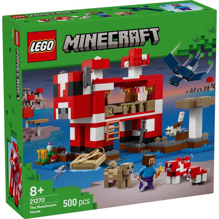 Конструктор LEGO Minecraft Грибний будинок