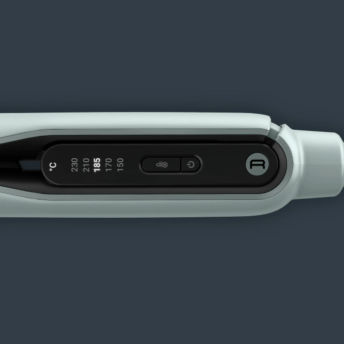 Випрямитель Rowenta Thermoglide, темп.режимов-5, 150-230С, дисплей, ионизация, титан, светло-зеленый