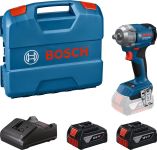 Гайковерт ударний Bosch Professional GDS 18V-350 18В 2x4А·год до 3400об/хв 85/200/350Нм квадрат 1/2" ЗП GAL 18V-20 кейс 1.1кг