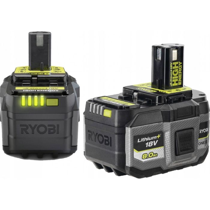 Аккумулятор Ryobi ONE+ RB1880T High Energy Lithium+ 18В 8А·ч 1.3кг