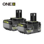 Набор аккумуляторов Ryobi ONE+ RB1850X2 18В 2х5А·ч