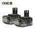 Набор аккумуляторов Ryobi ONE+ RB1850X2 18В 2х5А·ч