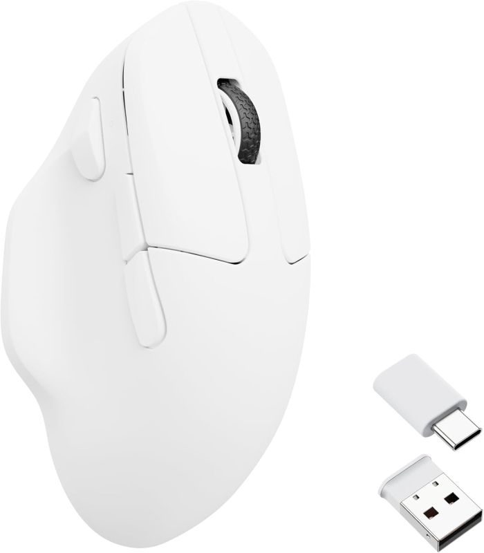 Миша Keychron M7 BT/WL/USB-A/USB-C, білий