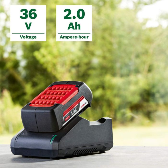 Набір акумулятора та зарядного пристрою Bosch GBA 36V 2.0Ah ЗП AL 36V-20