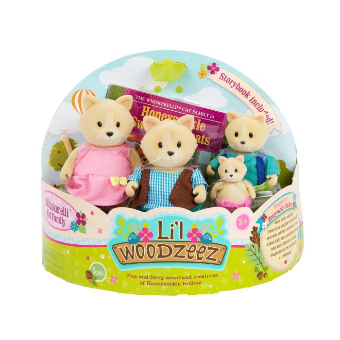 Набор фигурок Li'l Woodzeez Семья Котиков