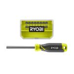 Отвертка Ryobi RHSDM1701, битодержатель 1/4", 100мм, 16 бит, SL,PH,PZ,Torx