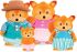 Набор фигурок Li`l Woodzeez Семья Лисичек 4ед, книжка EN