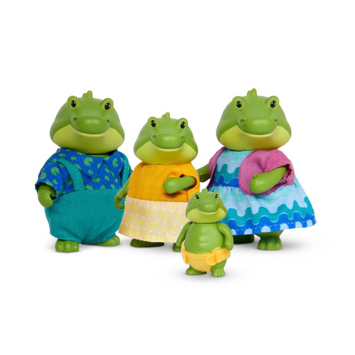 Набор фигурок Li'l Woodzeez Семья Крокодилов 4ед