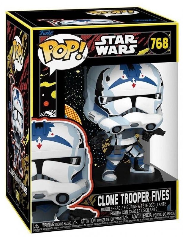 Фигурка Funko POP Star Wars: Clone Wars - Fives (Retro)