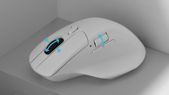 Мышь Keychron M6 BT/WL/USB-A/USB-C, білий