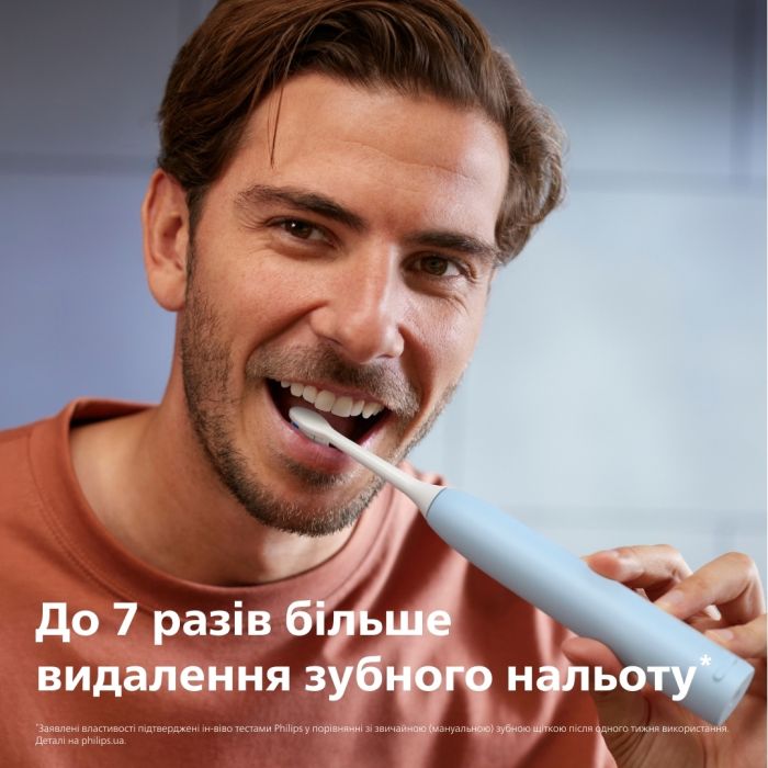 Щетка зубная электр. Philips Sonicare 5300 Series, 62т. колеб/мин, насадок-1, голубой