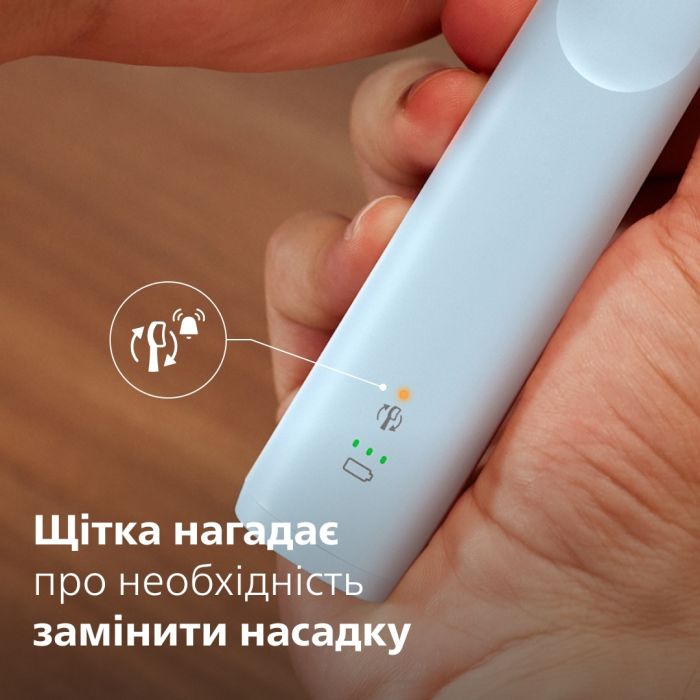 Щетка зубная электр. Philips Sonicare 5300 Series, 62т. колеб/мин, насадок-1, голубой