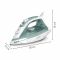 Утюг Tefal Virtuo 30, 1800Вт, 240мл, паровой удар -120гр, постоянный пар - 27гр, керам. подошва, бело-зеленый