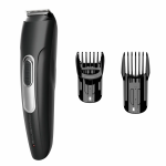 Тример Rowenta Stylis Easy, для бороди і вусів, мережа+акум., насадок-2, сталь, чорний