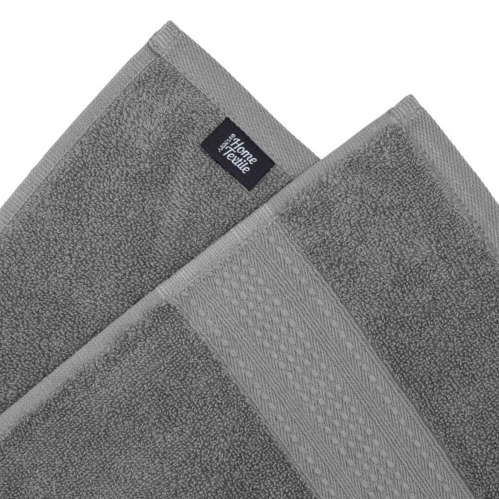 Полотенце махровое Ardesto SuperSoft 50х90см, 100% хлопок, серый