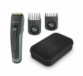 Машинка для стрижки Rowenta Advancer, для бороди, вусів, голови, мережа+акум., роторний мотор, насадок-2, кейс, титан.напил., темно-зелений