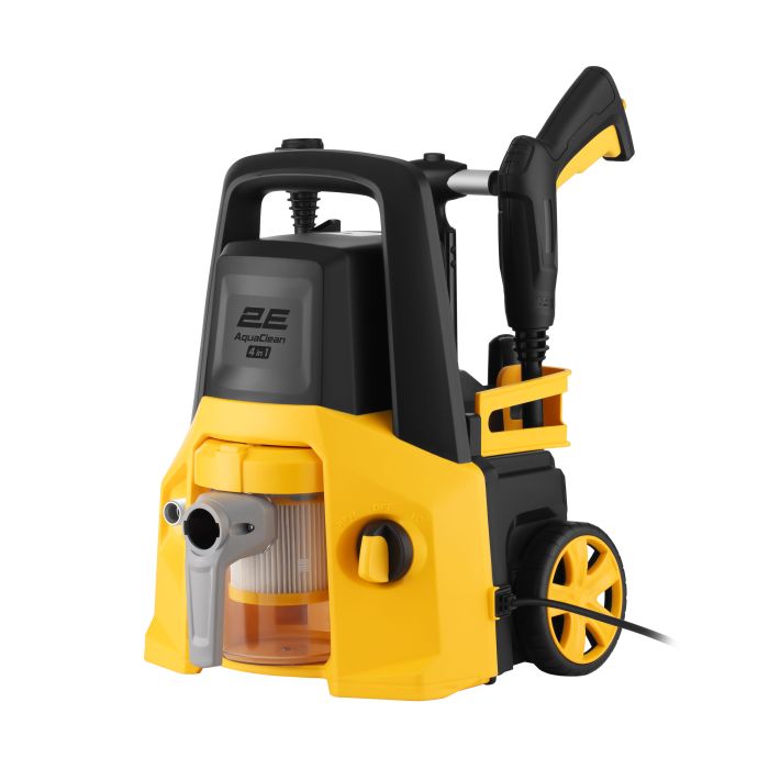 Мінімийка високого тиску 2E AquaClean 4в1 1600Вт 130бар 480л/год шланг 8м 11кг