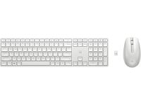 Комплект клавиатура та мышь HP 650, WL, EN/UK, белый