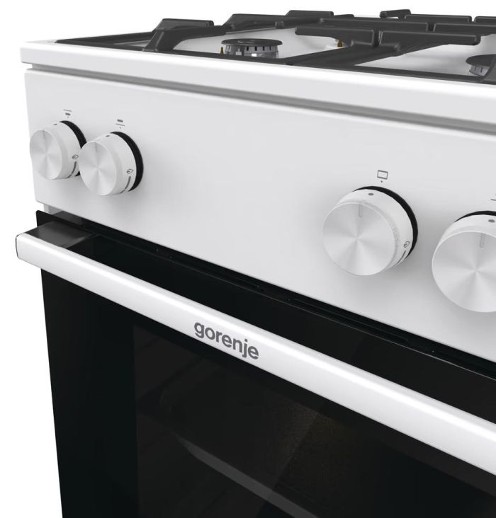 Плита Gorenje газова, 70л, 50x60см, чугун, белый